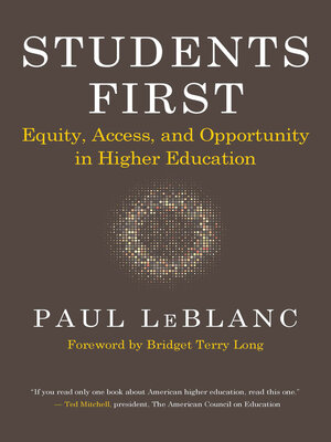 cover image of Students First